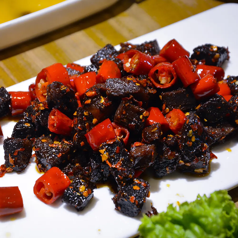 Spicy dried beef at New HuiJi Chinese Restaurant in Newark